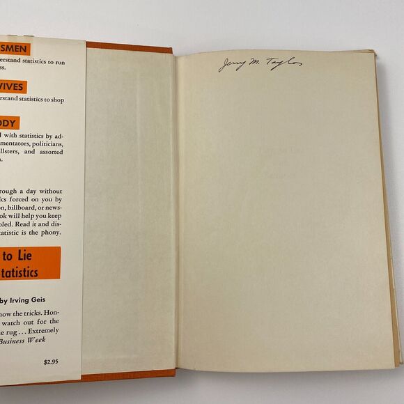 How to Lie with Statistics by Darrell Huff 1954 9th Printing HC/DJ Illustrations - Picture 6 of 16